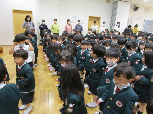 始業式☆: くにとう幼稚園のせんせいブログ